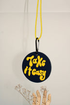 Slogan Peace Bag Tags: Lazy Like a Daisy