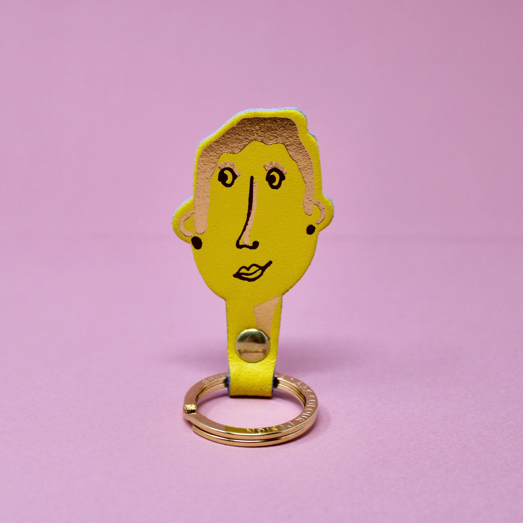 You & Me His and Her Key Fobs: You (Male) / Coral