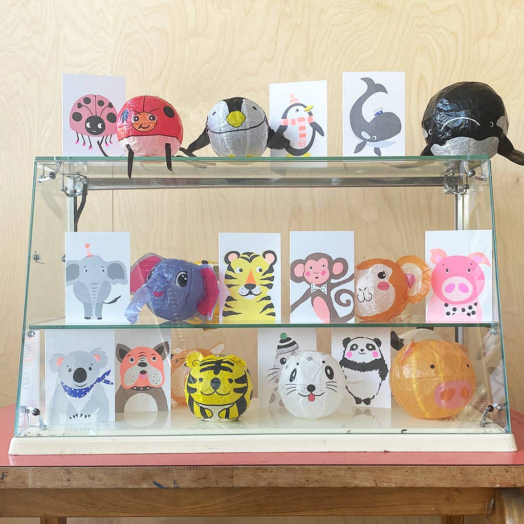 Japanese Paper Balloon Cards - Seal