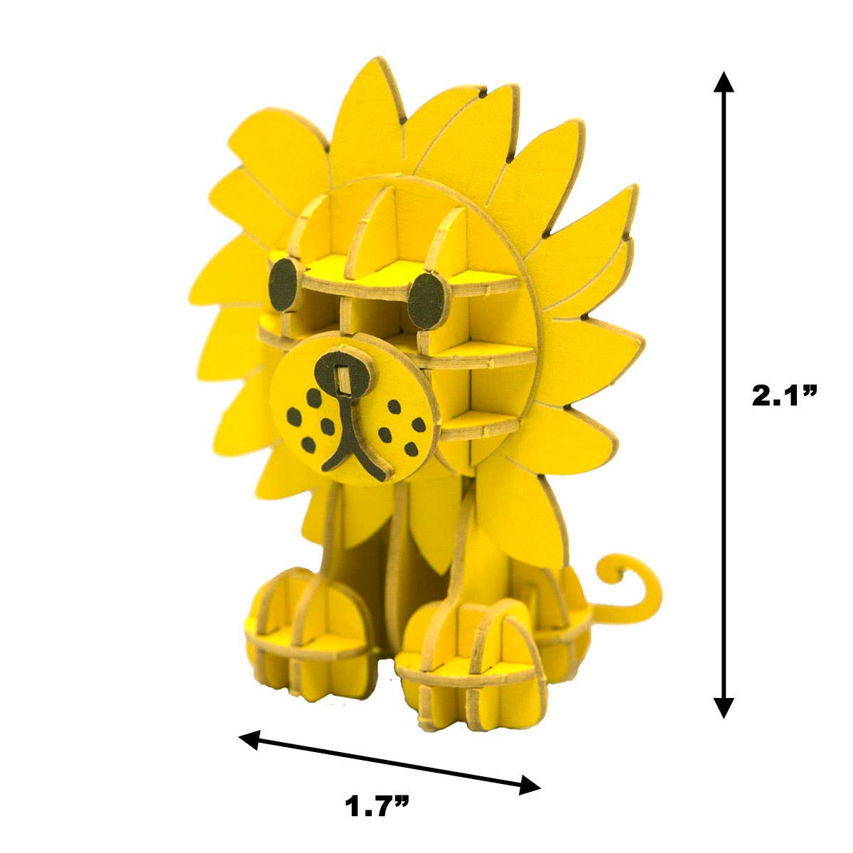 JIGZLE Lion Dick Bruna Collection -Miffy 3D Paper Puzzle