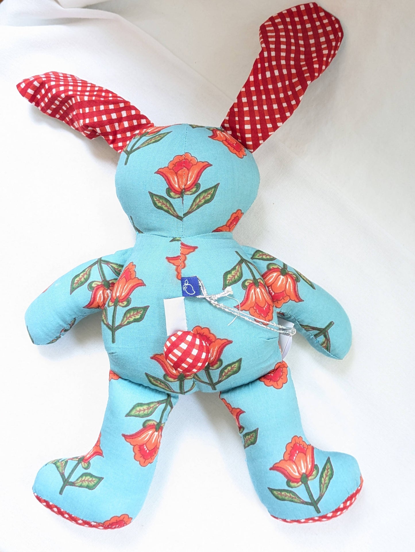Baby Bunny Cotton Stuffed Animal: Gold Pink