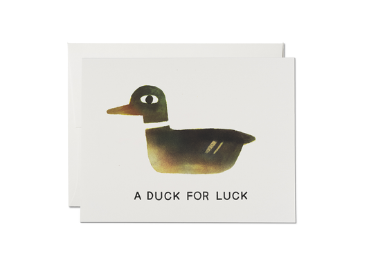 A Duck friendship greeting card: Singles