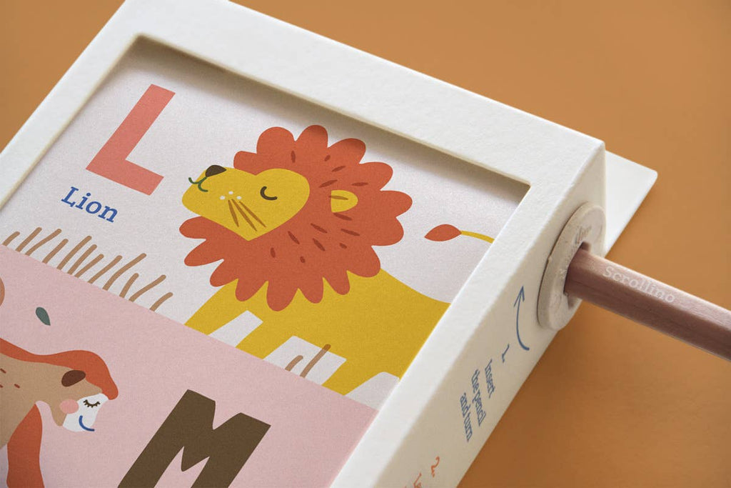 ABC's learning book with animals - Scrollino ABC ZOO