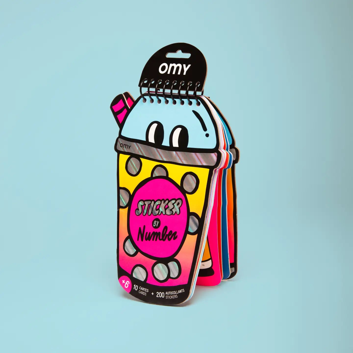Sticker by number book - Bubble Tea