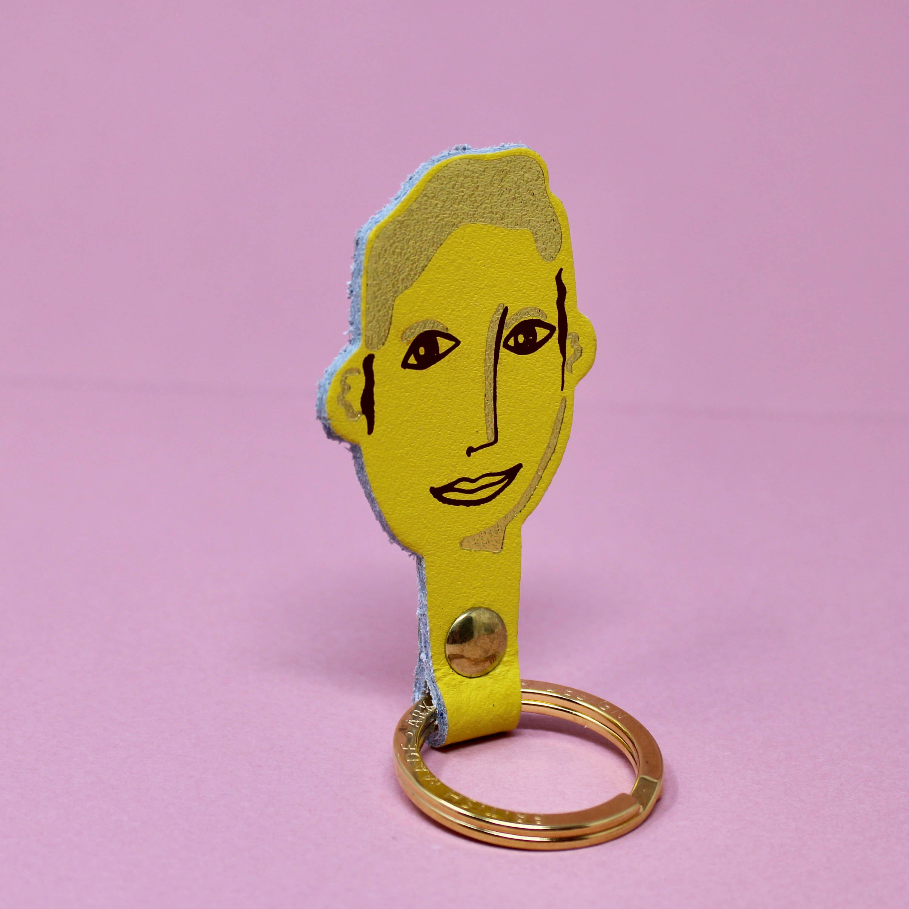 You & Me His and Her Key Fobs: You (Male) / Coral