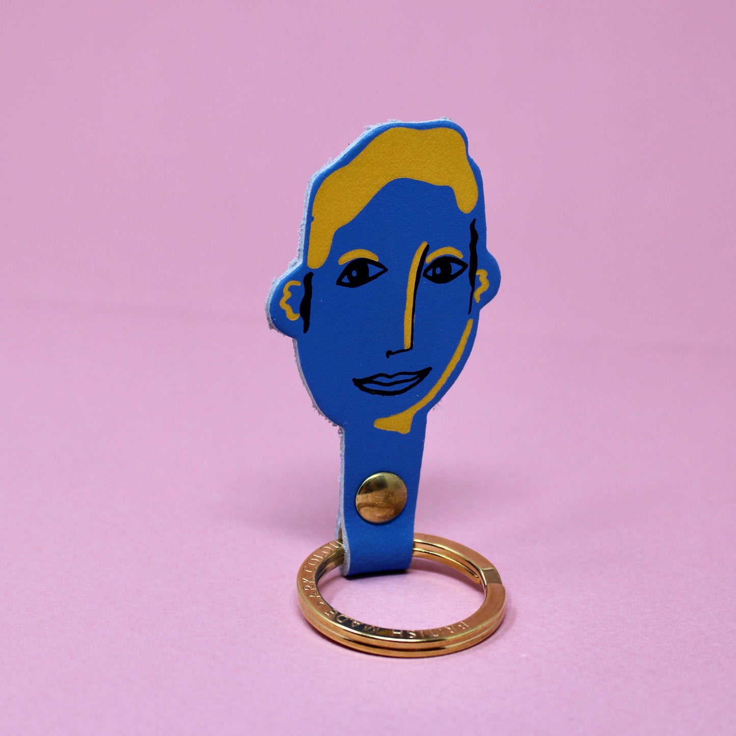 You & Me His and Her Key Fobs: You (Male) / Coral