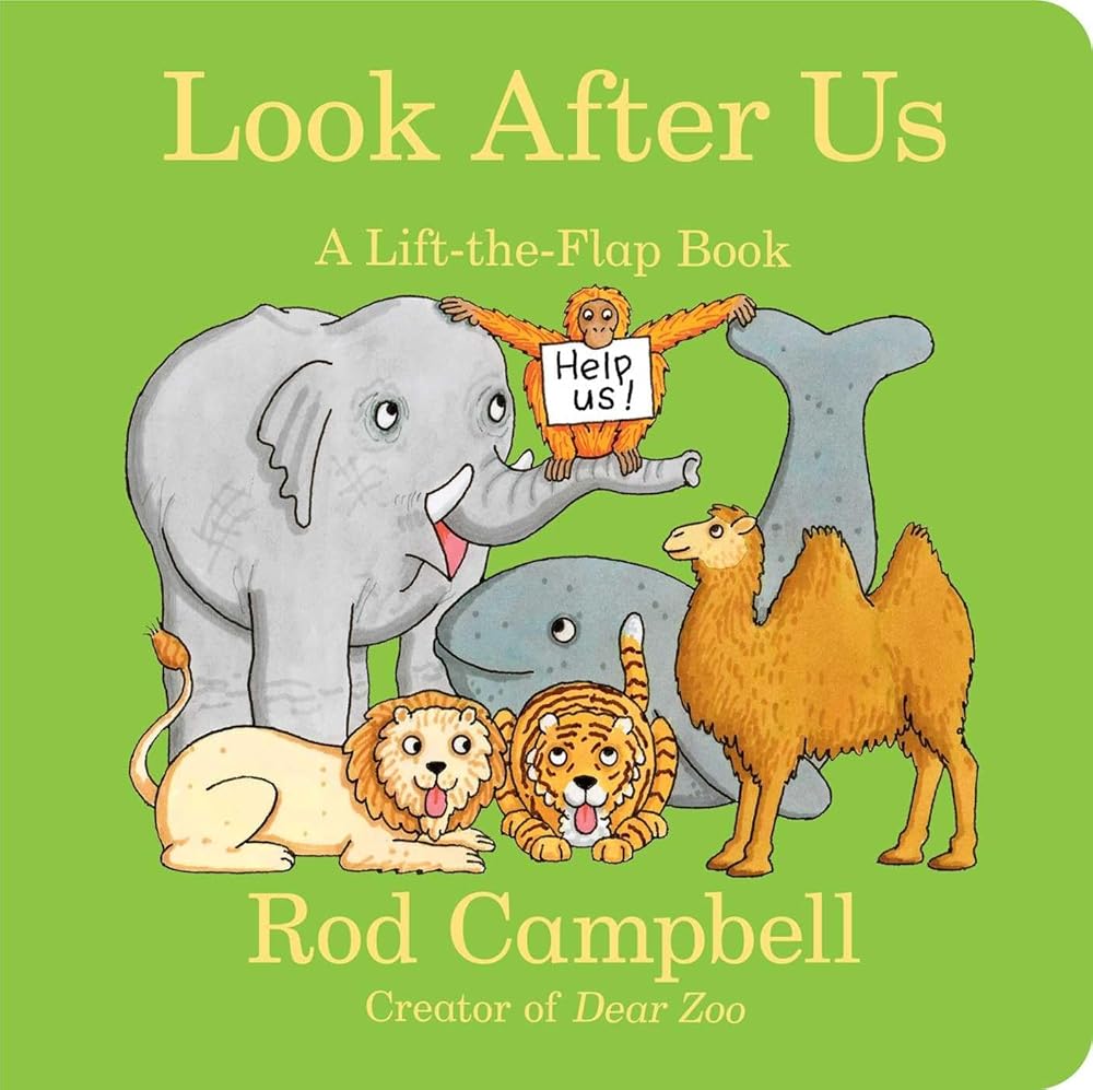 Look After Us: A Lift-the-Flap Book (Dear Zoo & Friends) cover image