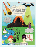 60 Women of STEAM: Coloring book for all ages!: Women of STEAM (Science, Technology, Engineering, Arts, and Mathematics) - Coloring book cover image