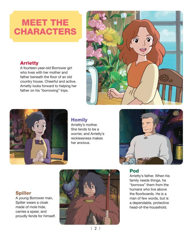 Secret World of Arrietty Picture Book by Hiromasa Yonebayashi