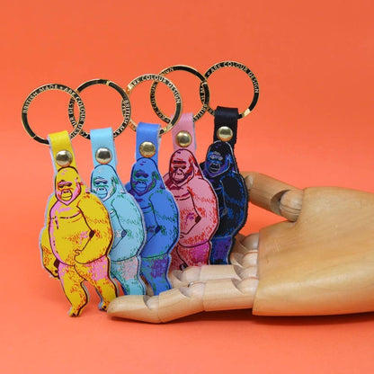Gorilla Key Fob: Yellow
