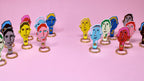 You & Me His and Her Key Fobs: You (Male) / Coral