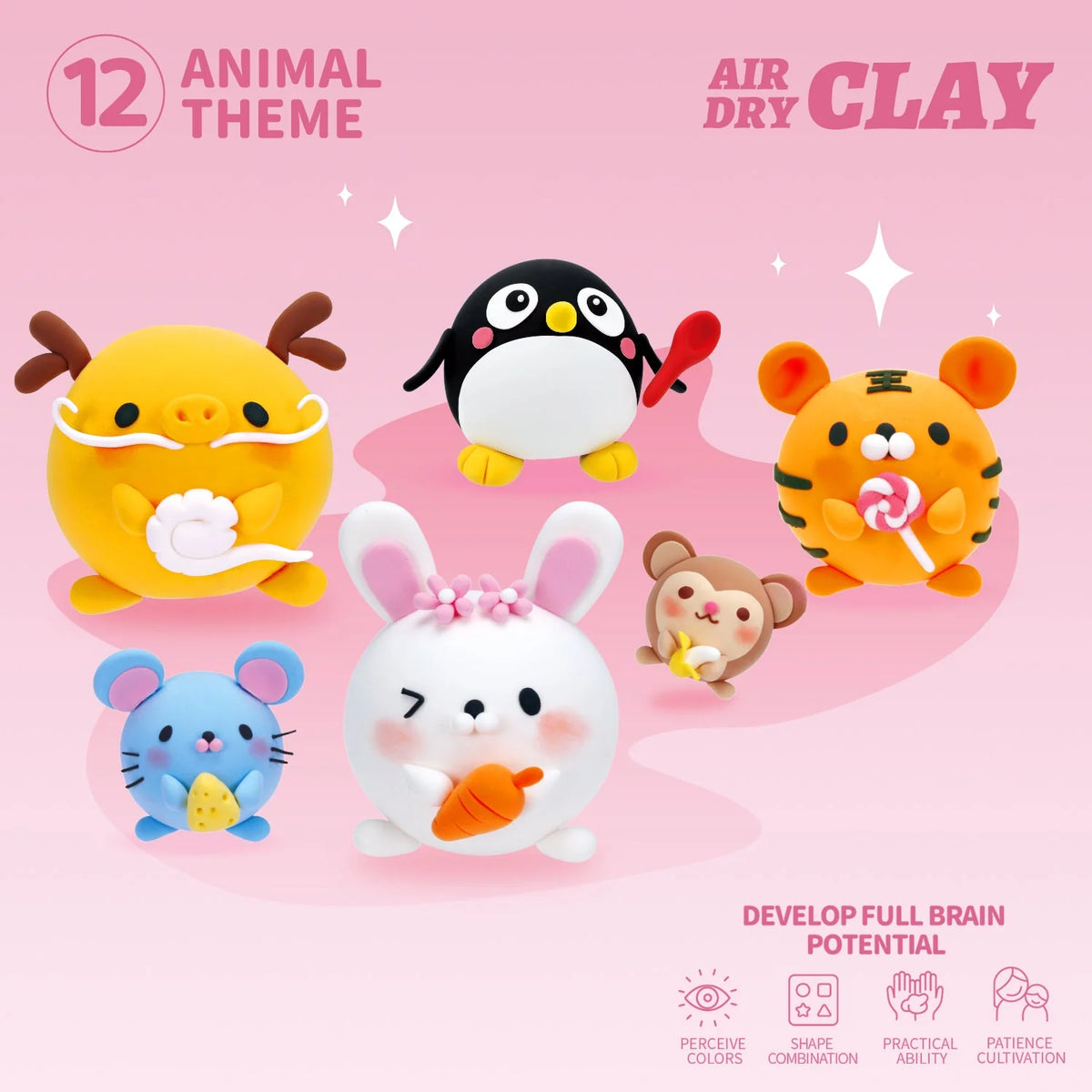 Air Dry Clay -  Cute Pet Park