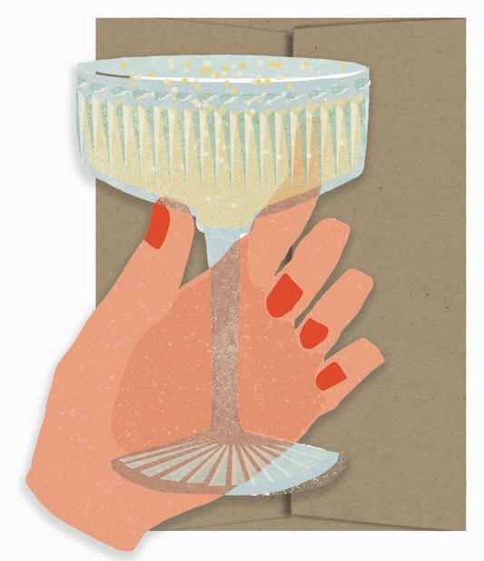 Coupe Chin-Chin - Die Cut Card
