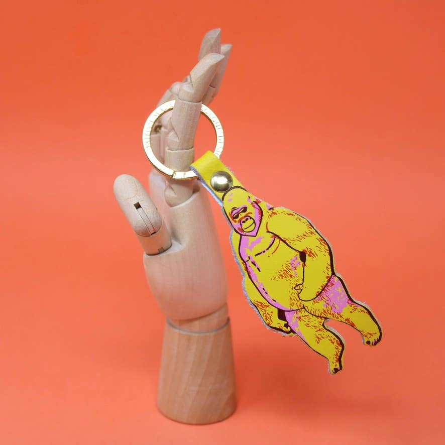 Gorilla Key Fob: Turquoise