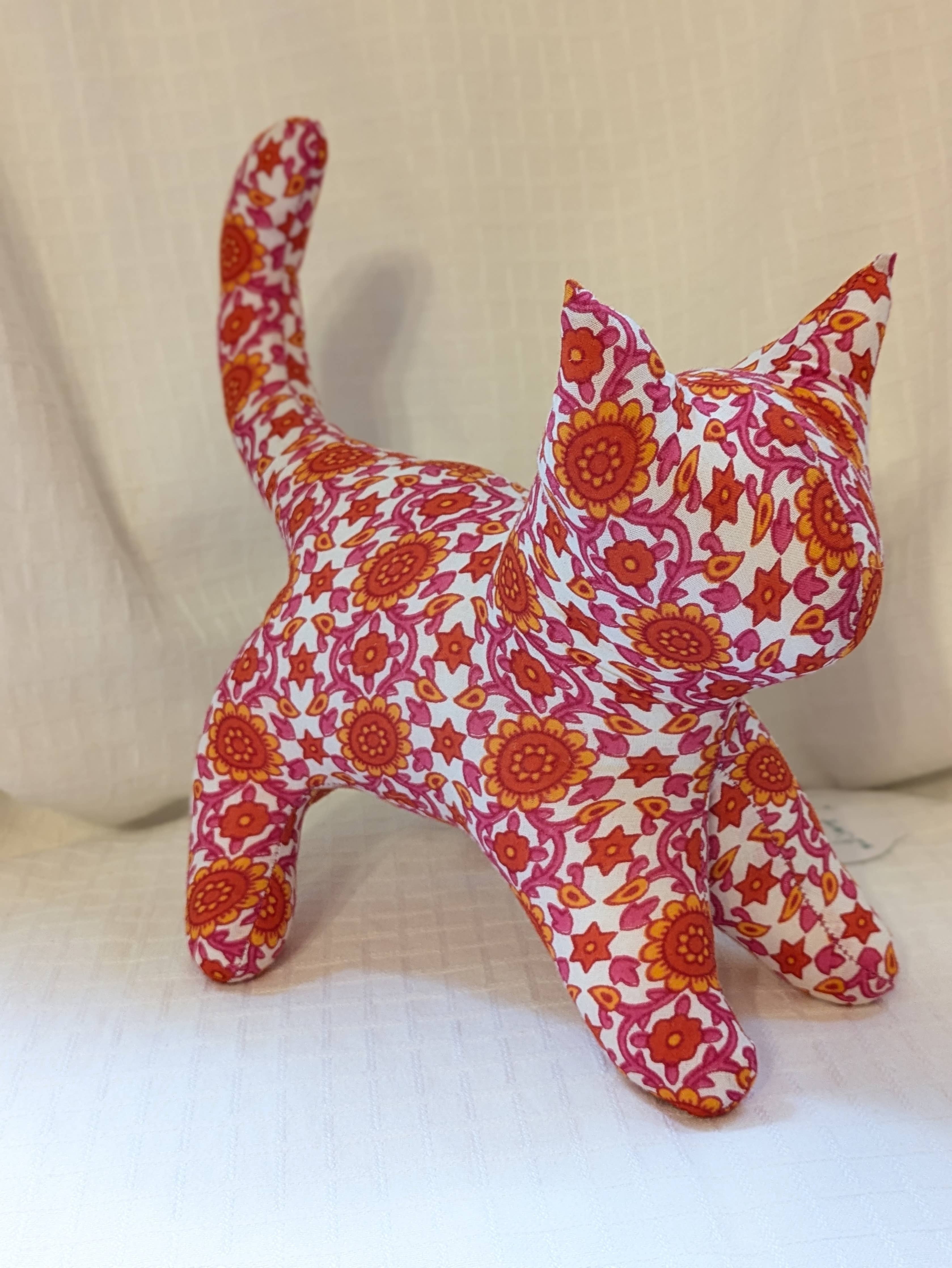 Cotton Kitty Stuffed Toys: Blue