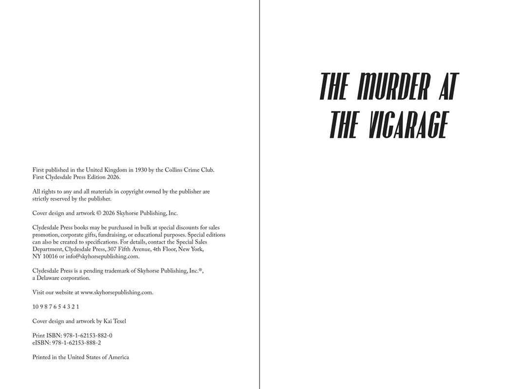 Murder at the Vicarage by Agatha Christie
