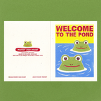 Welcome To The Pond - Risograph Card
