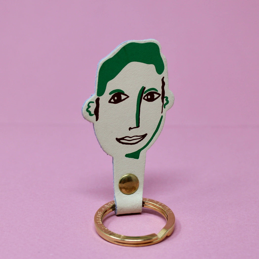 You & Me His and Her Key Fobs: You (Male) / Coral