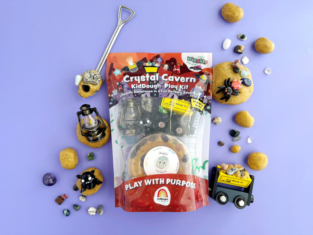 Crystal Cavern KidDough Play Kit featuring Wigglitz