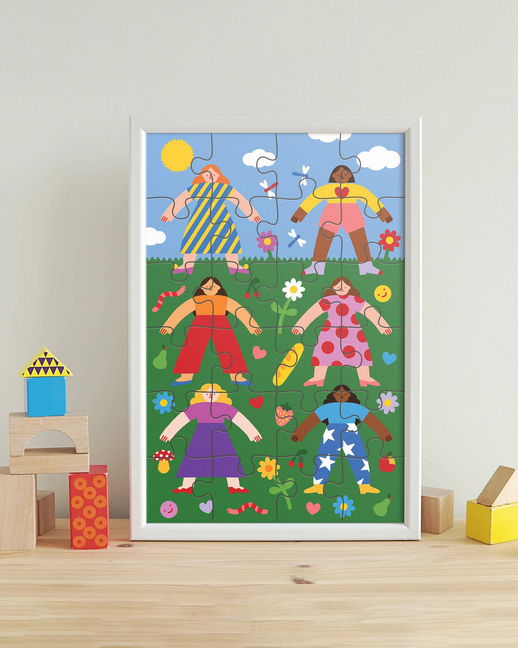 24 Piece Kids Jigsaw Puzzle - Let's Picnic