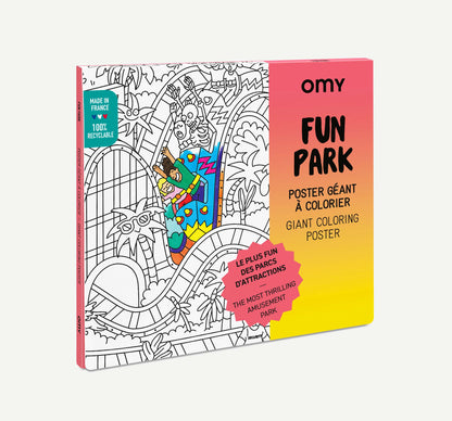 Fun Park Giant Coloring Poster