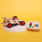 Steering Remote Controlled Car DIY Kit, Educational STEM Toy