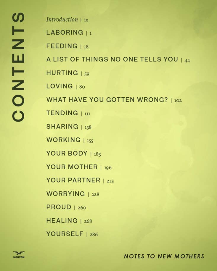 Notes to New Mothers