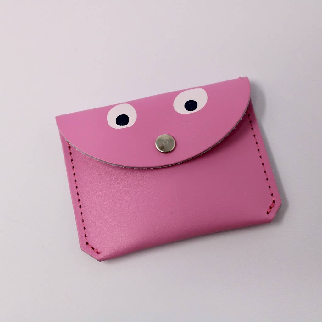 Googly Eye Mini Money Coin Purse: Orange