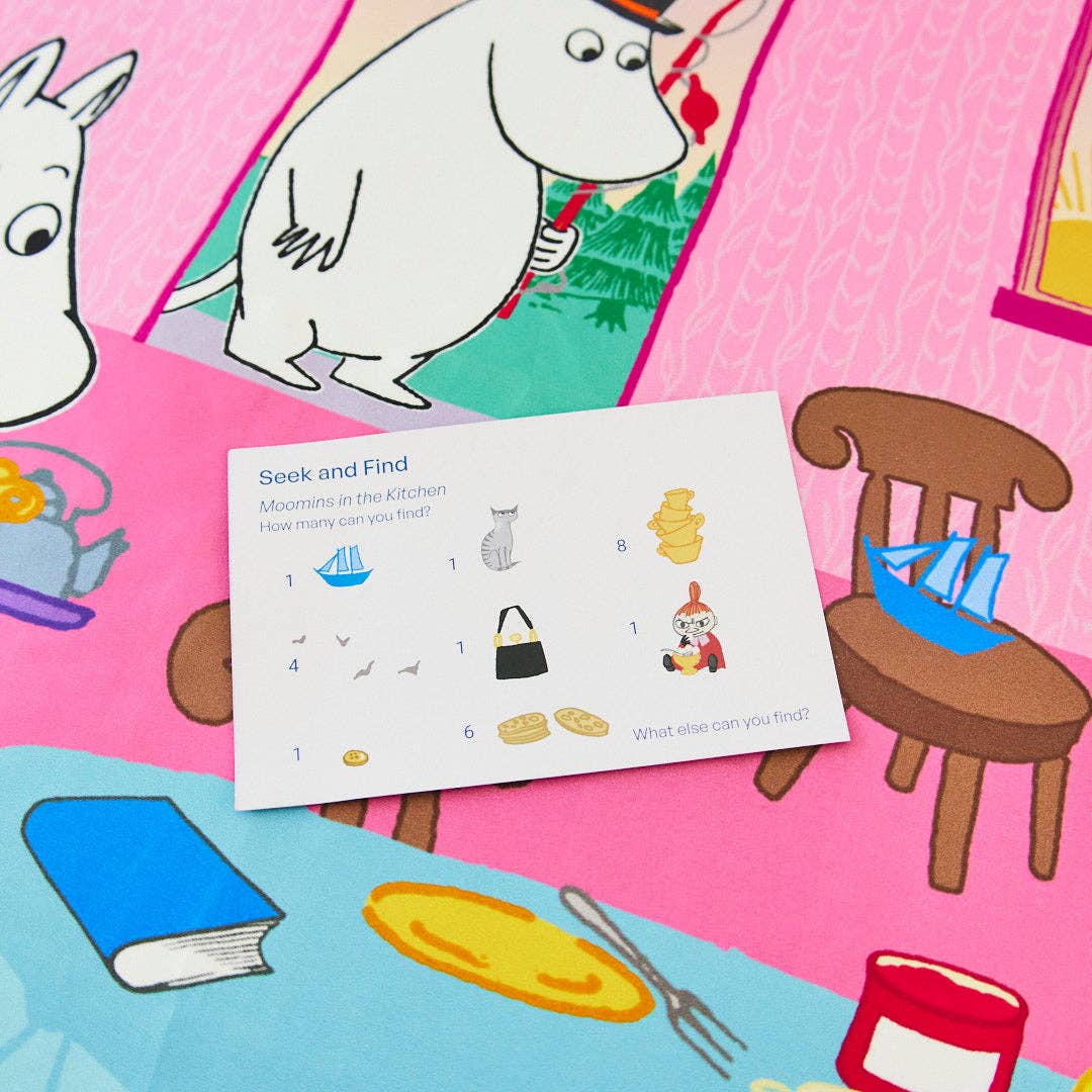 Moominvalley Kitchen Seek & Find Playsilk