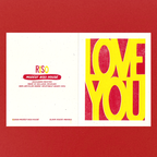Love You - Risograph Card