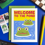 Welcome To The Pond - Risograph Card