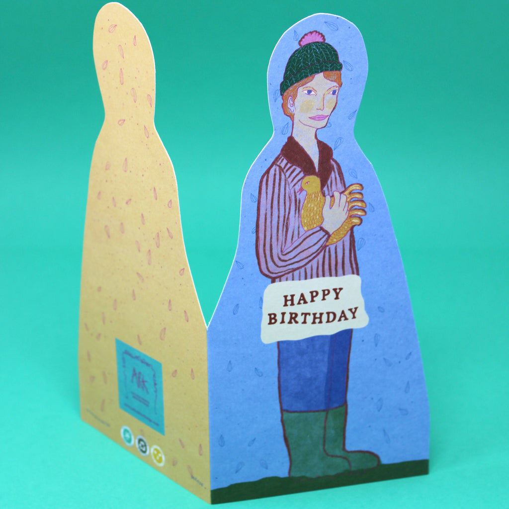 Birthday Hen Greetings Card