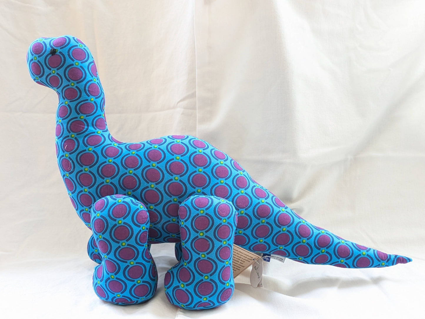 Brontosaurus Stuffed Toy: Blue