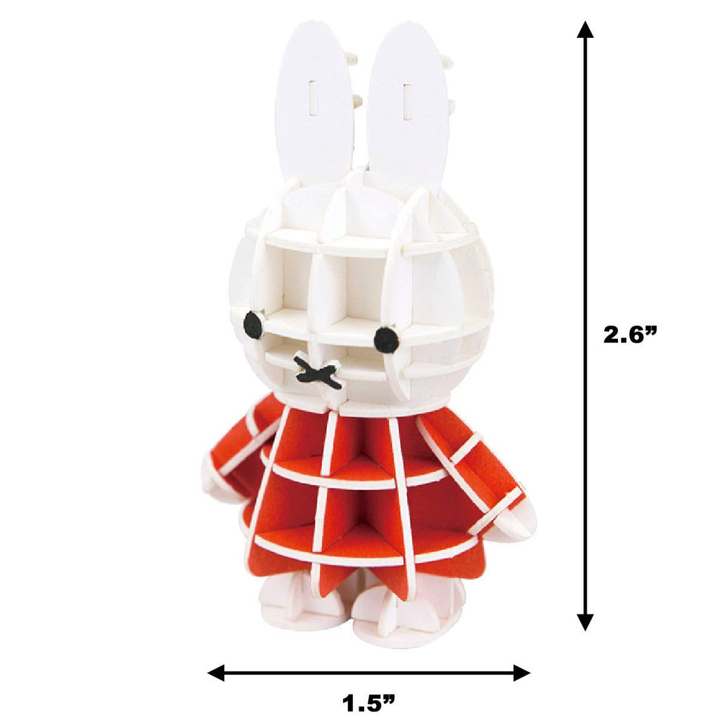 JIGZLE Standing Miffy Dick Bruna Collection -3D Paper Puzzle