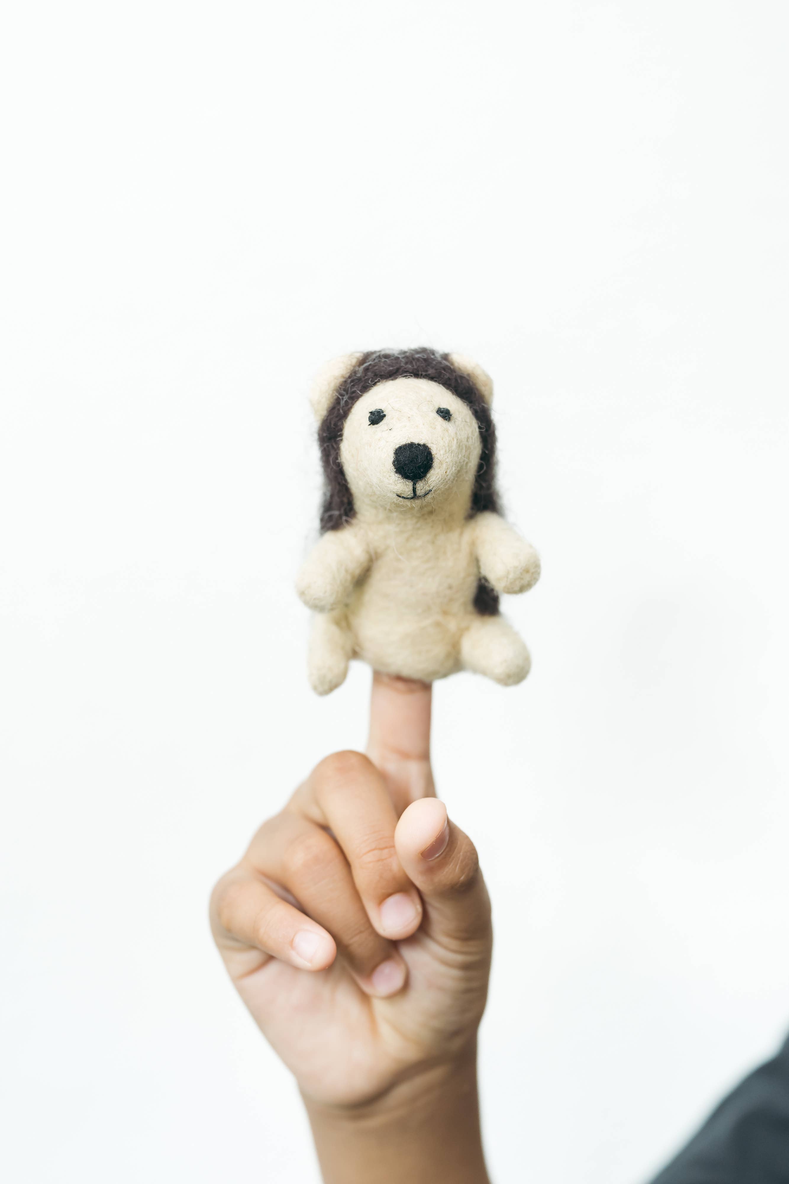 Hedgehog Finger Puppet