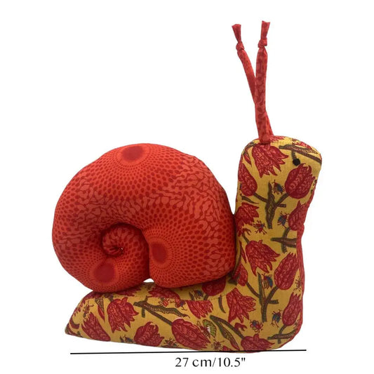 Sloan the Snail 🐌 Stuffed Toy: Red