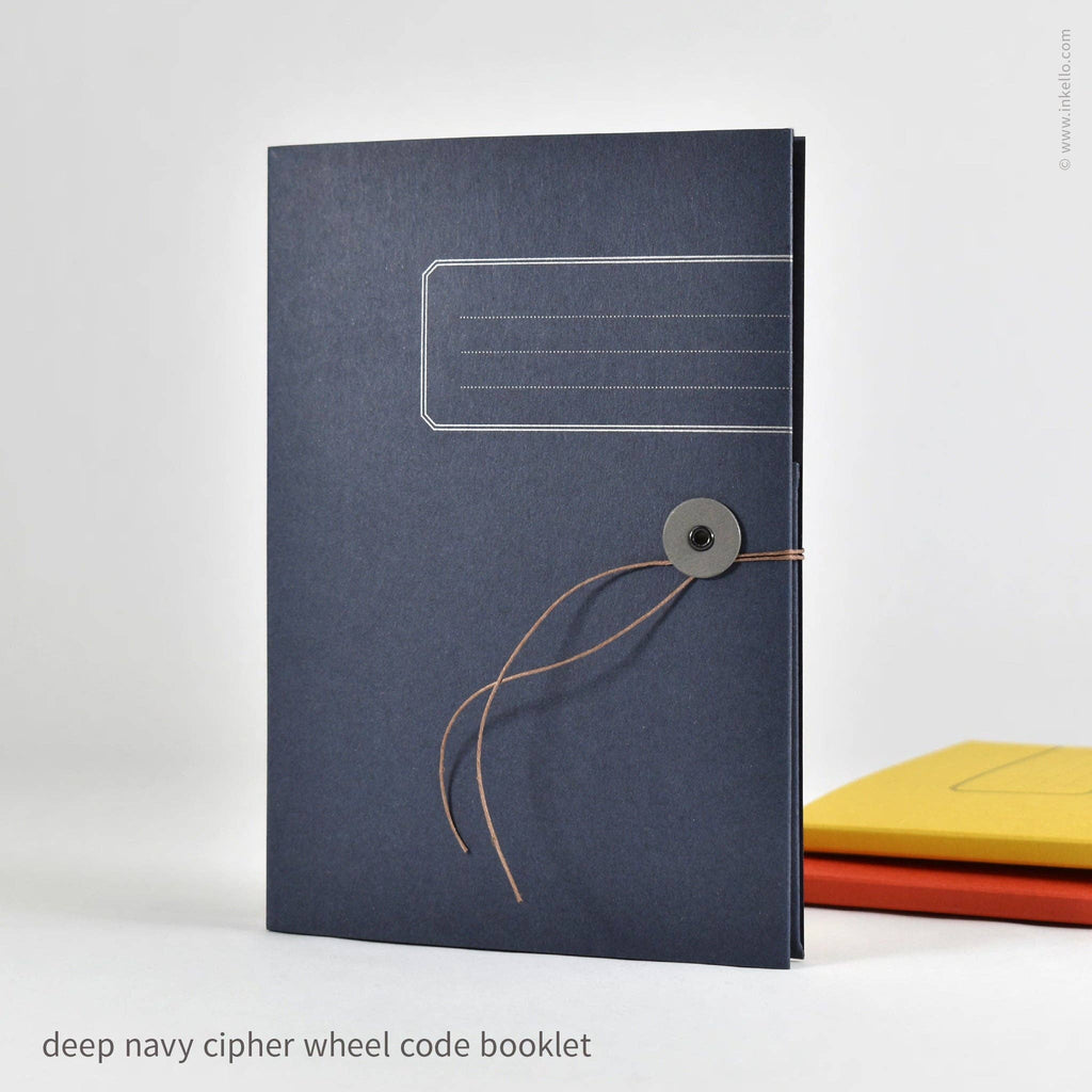 Cipher Wheel Code Booklet (#574): Deep Navy