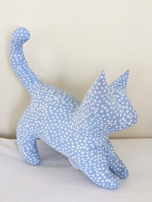 Cotton Kitty Stuffed Toys: Blue