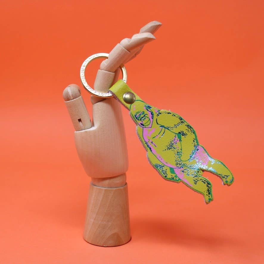 Gorilla Key Fob: Yellow