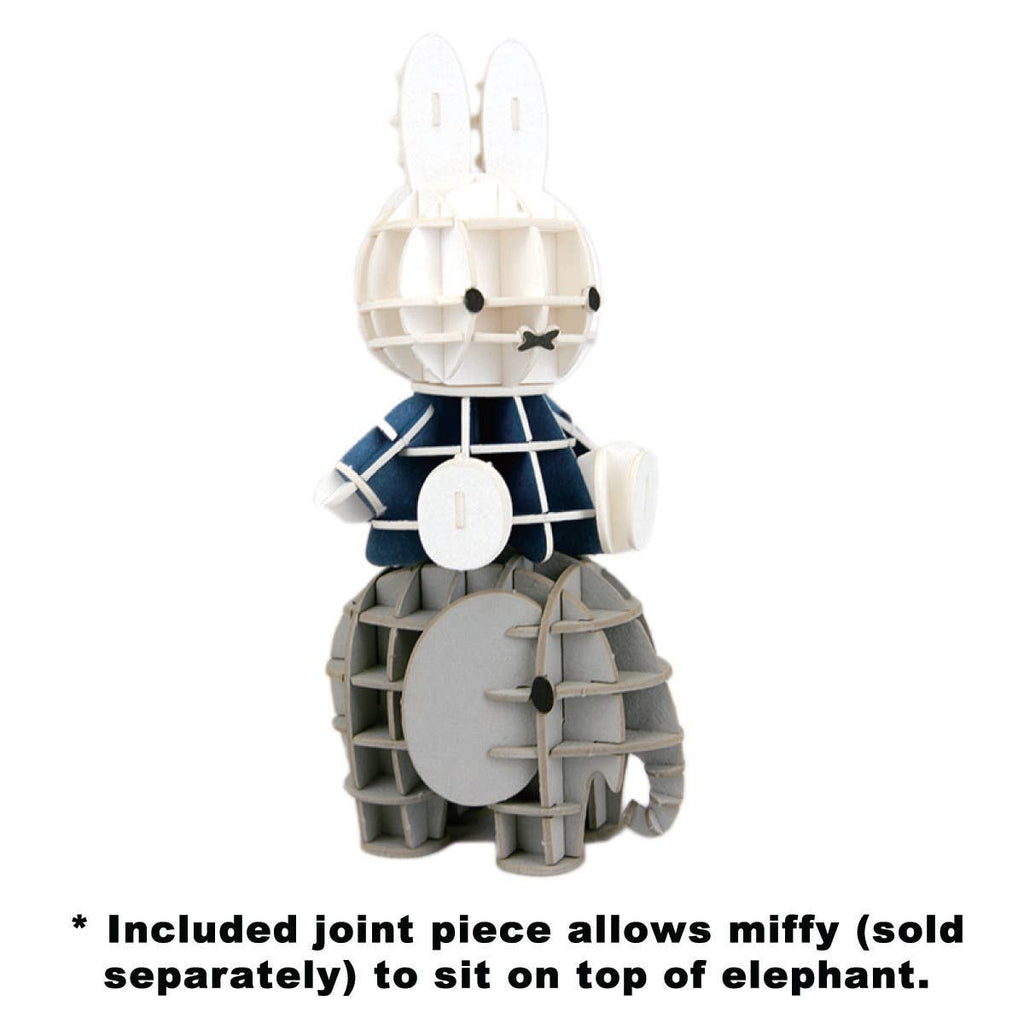 JIGZLE Elephant Dick Bruna Collection -Miffy 3D Paper Puzzle