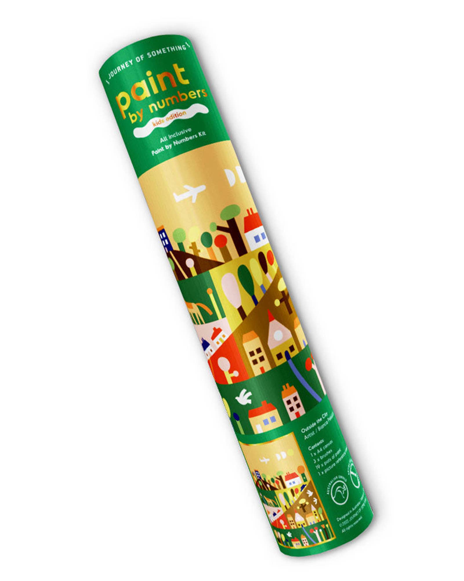 Paint by Numbers Kit & Canvas for Kids - Outside the City