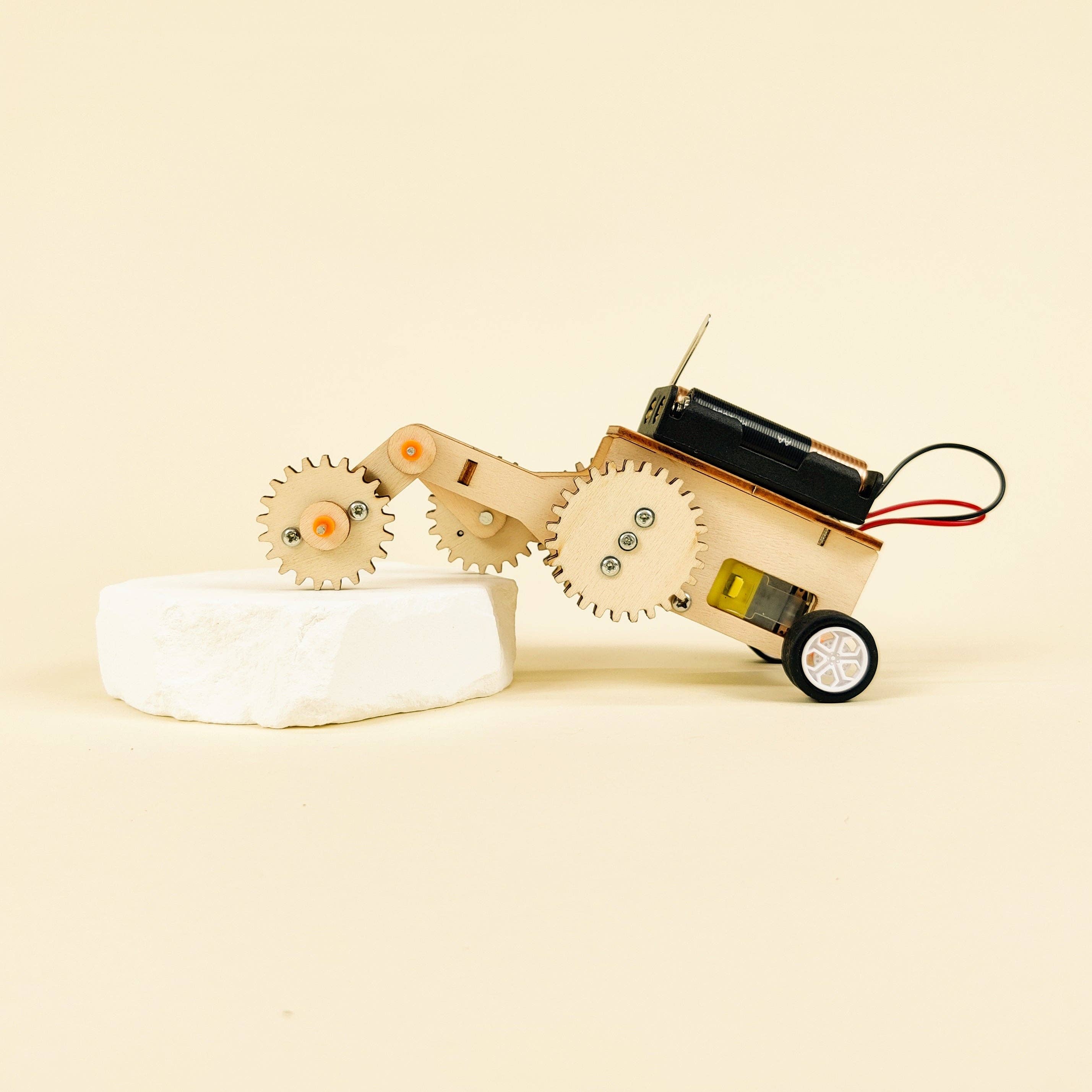Gear Car DIY Kit, STEM Toy for Kids, Craft Kit