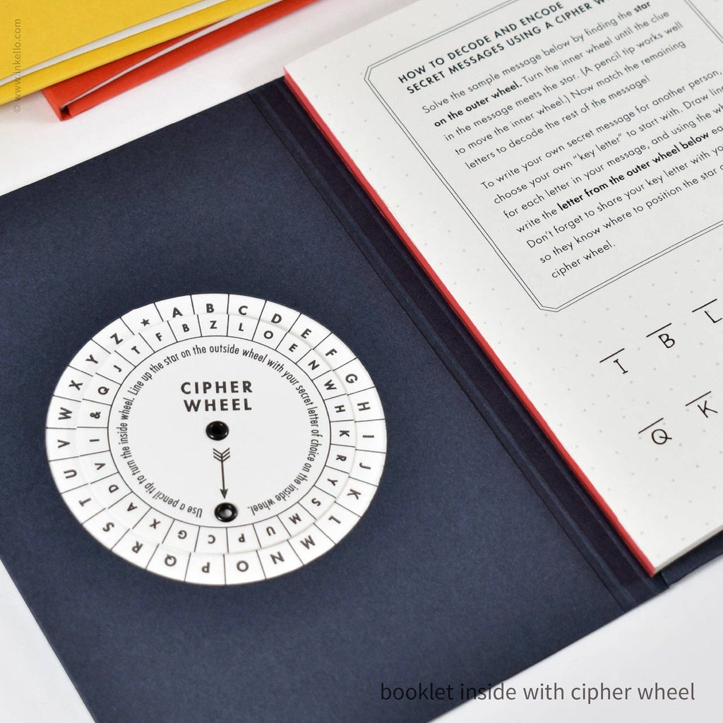 Cipher Wheel Code Booklet (#574): Deep Navy – Ratty Books