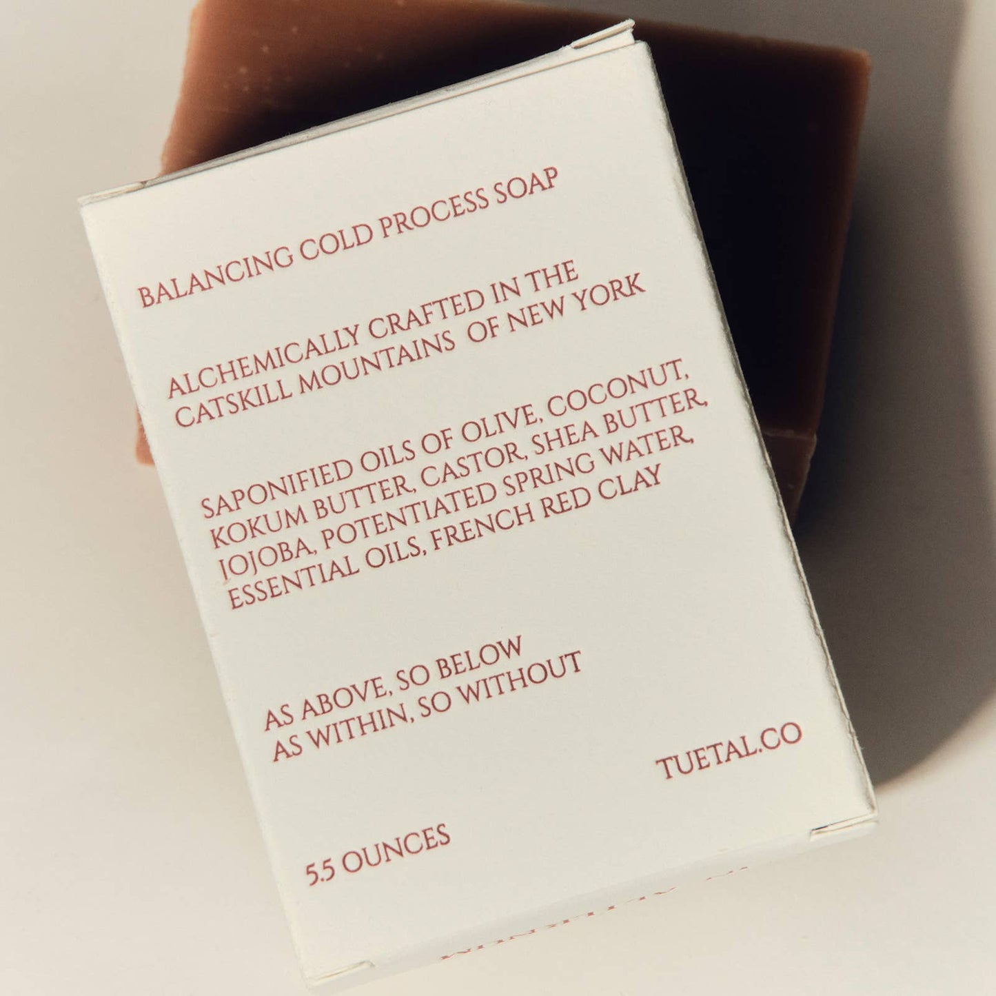 Solstice Balancing Red Clay Bar Soap