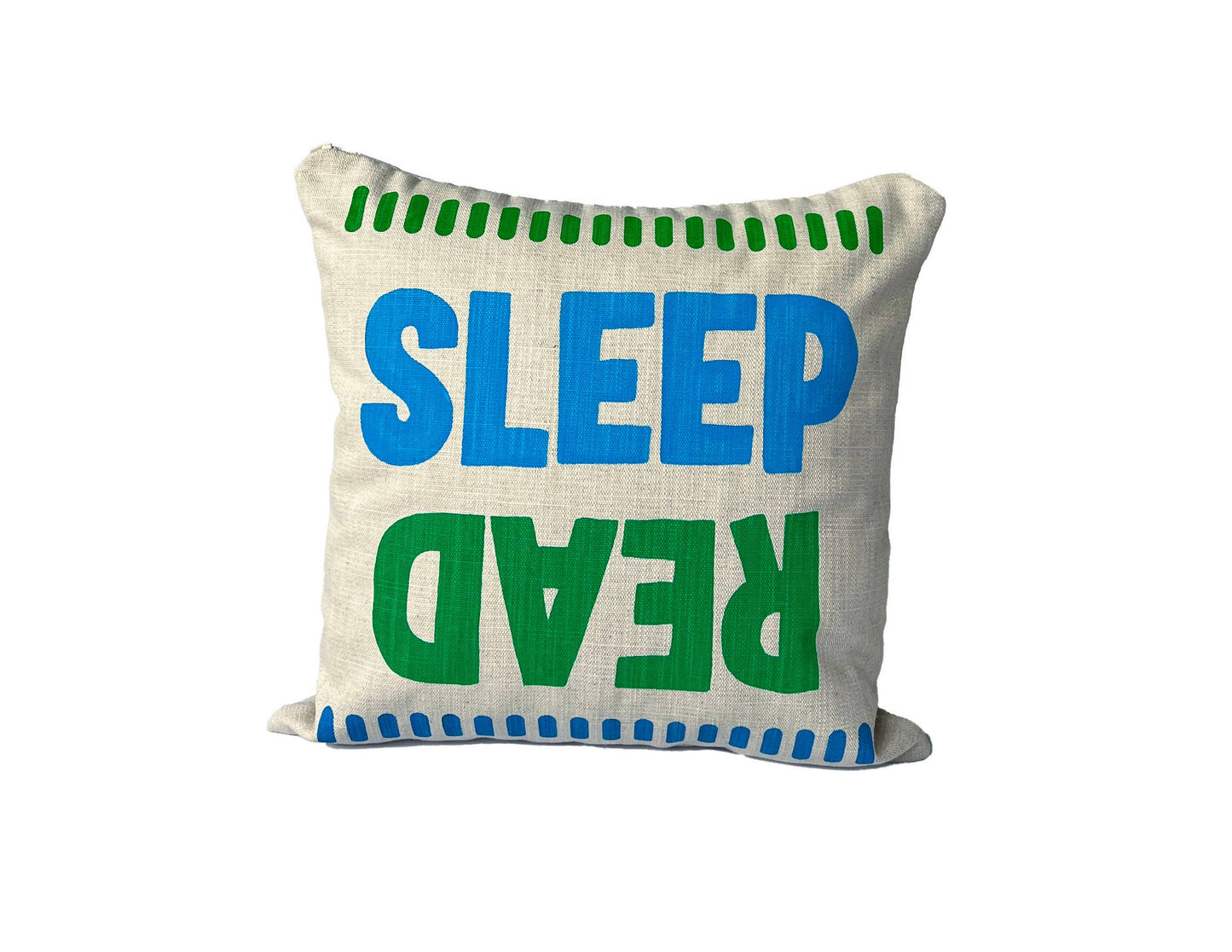 Conundrum Pillow Cover - Sleep/Read: Outer Case Only / Pink + Orange