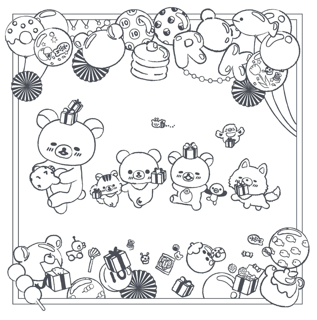 Rilakkuma Coloring Book: Cute & Cozy Classics