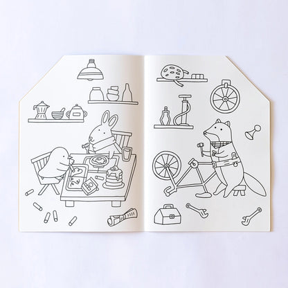 Jumbo Paper Coloring Book - Play House