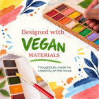 Original Colorsheets 16 | Travel Watercolor Set | Art Gift