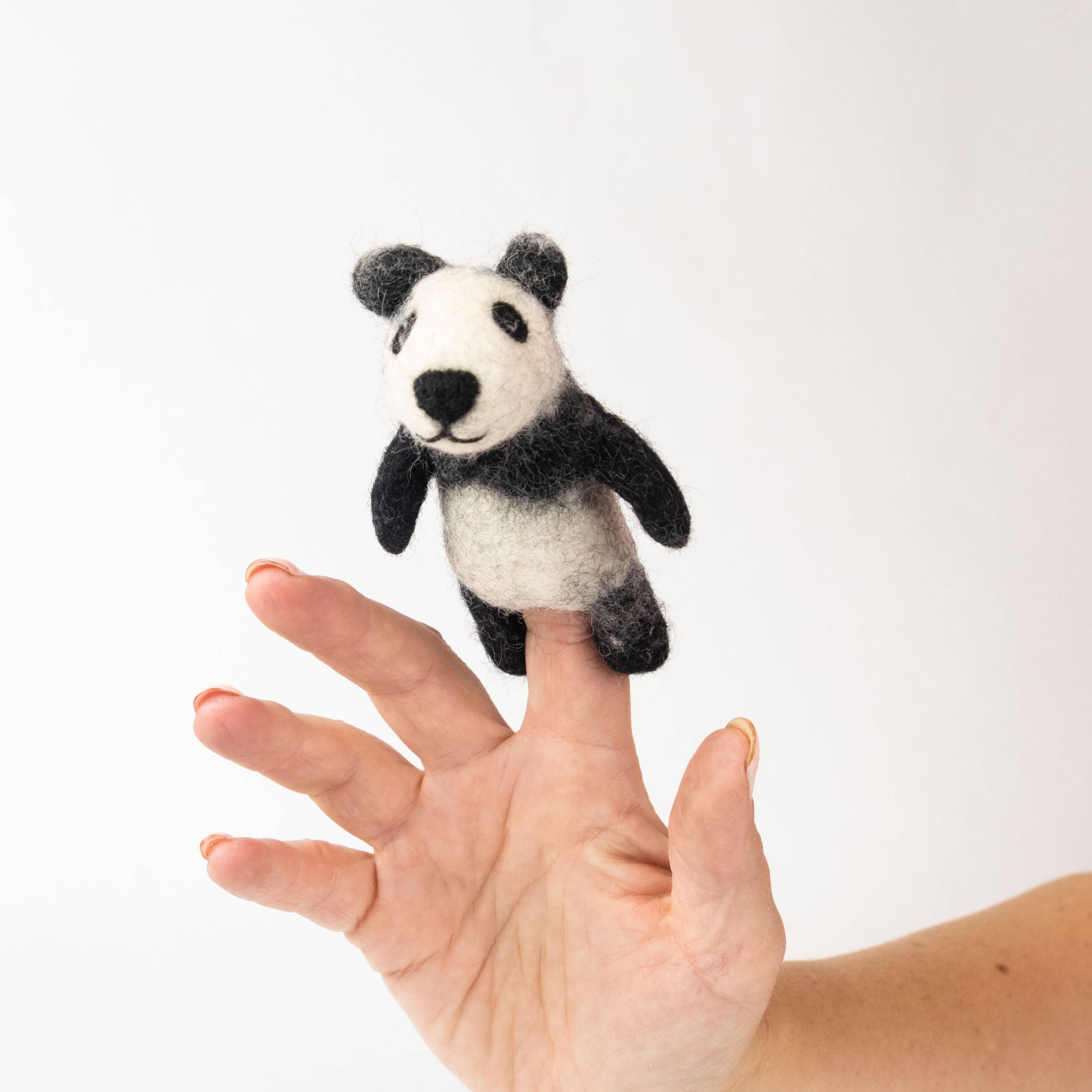 Finger Puppets - Sensory Play - Panda Bear