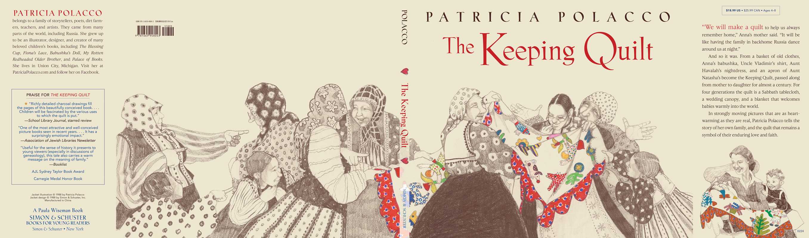 Keeping Quilt by Patricia Polacco: Hardcover; 40 pages / English